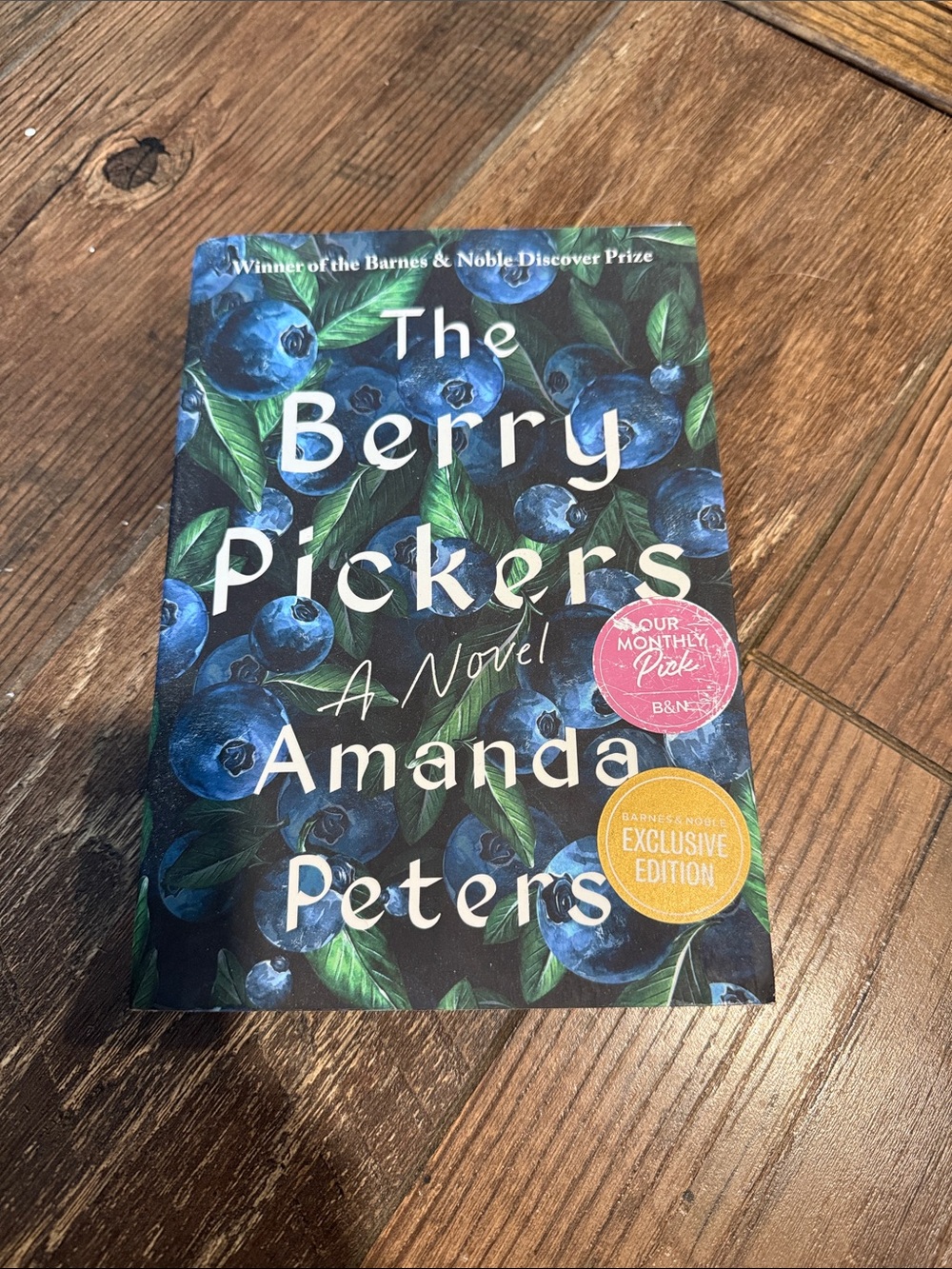 The Berry Pickers by Amanda Peters - Blue Botanical Cover